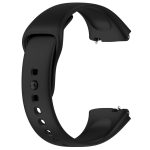 For Redmi Watch 3 Lite / Watch 3 Active Sports Solid Color Silicone Replacement Watch Band(Black) - Image 4