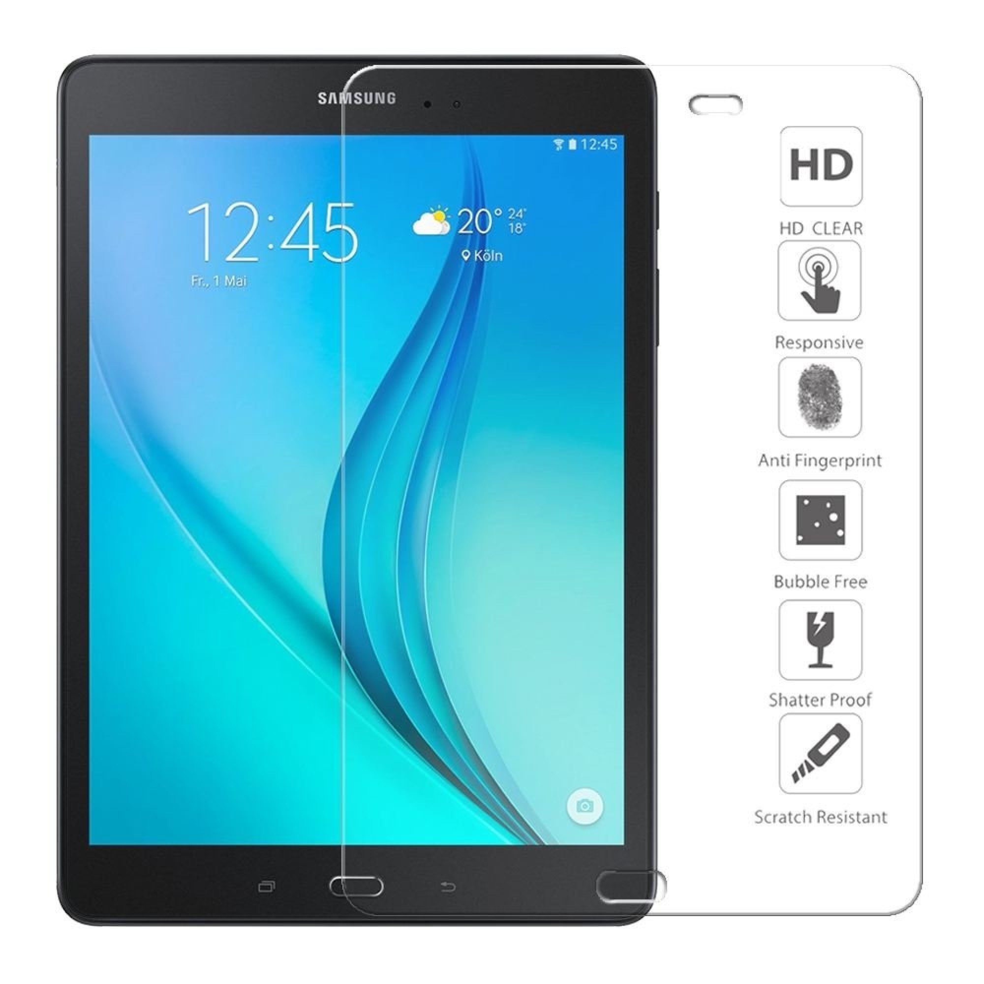 61mBwNq-jAL._SL1000_-2000x2000 Samsung Galaxy Tab A 9.7'' T550/ T551 Premium Quality Αντιχαρακτικό Γυαλί Tempered Glass Screen Prοtector - Image 1