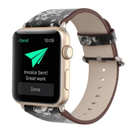 Γυναικείο  Δερμάτινο λουράκι καρπού για Apple Watch SeriesUltra 49mm&Watch Ultra 2 49mm / Series 9&8&7 45mm / SE 3&SE 2&6&SE&5&4 44mm / 3&2&1 42mm