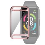 Για το Huawei Band 6 / 6 Pro / Honor Band 6 Πλήρης κάλυψη με ηλεκτρολυτική προστατευτική θήκη TPU (ροζ) - Image 6