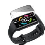 Για Huawei Band 6 / 6 Pro / Honor Band 6 Πλήρης κάλυψη TPU ηλεκτρολυτικής προστατευτικής θήκης (διαφανές)