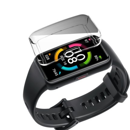 Για Huawei Band 6 / 6 Pro / Honor Band 6 Πλήρης κάλυψη TPU ηλεκτρολυτικής προστατευτικής θήκης (διαφανές)