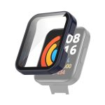 Για Xiaomi Redmi Watch 2 Lite PC + Προστατευτική θήκη ρολογιού από σκληρυμένο γυαλί (Μπλε μελάνι)