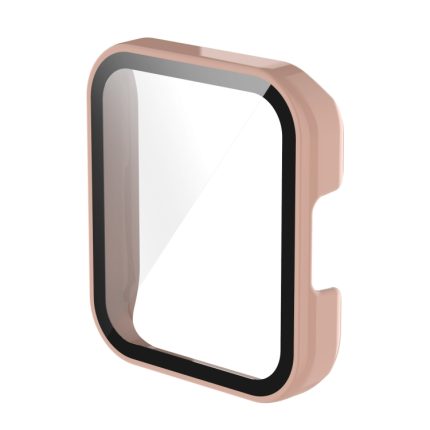 Για Xiaomi Redmi Watch 2 Lite PC + Προστατευτική θήκη από σκληρυμένο γυαλί ρολογιού (Cherry Blossom Pink)