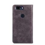 Για OnePlus 5T, οριζόντια αναδιπλούμενη δερμάτινη θήκη με θήκες και υποδοχές για κάρτες (Γκρι) - Image 3