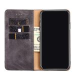 Για OnePlus 5T, οριζόντια αναδιπλούμενη δερμάτινη θήκη με θήκες και υποδοχές για κάρτες (Γκρι) - Image 5