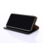 Για OnePlus 5T Non-Magnetic Retro Texture Οριζόντια δερμάτινη θήκη με θήκη & υποδοχές για κάρτες & πορτοφόλι (μαύρο) - Image 4
