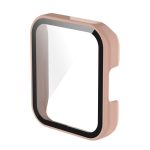 For Xiaomi Redmi Watch 2 Lite Foreign Version PC + Tempered Glass Watch Protective Case(Cherry Blossom Pink) - Image 2