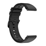 Για Xiaomi Watch S1  γυαλιστερό λουράκι  ρολογιού σιλικόνης 22 mm (Μαύρο) - Image 3
