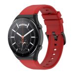 Για Xiaomi Watch S1  γυαλιστερό λουράκι  ρολογιού σιλικόνης 22 mm (κόκκινο)