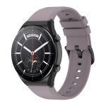 Για Xiaomi Watch S1 γυαλιστερό λουράκι  ρολογιού σιλικόνης 22 mm (Μωβ)