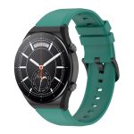 Για Xiaomi Watch S1γυαλιστερό λουράκι  ρολογιού σιλικόνης 22 mm (πράσινη)