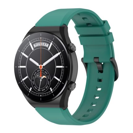 Για Xiaomi Watch S1γυαλιστερό λουράκι  ρολογιού σιλικόνης 22 mm (πράσινη)