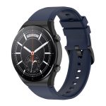 Για Xiaomi Watch S1  22mm, γυαλιστερό λουράκι ρολογιού σιλικόνης (Midnight Blue)