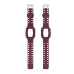 For Xiaomi Redmi Watch 2 Lite/Watch Lite 2/Watch Lite/Redmi Watch 2/Redmi Watch Silicone Integrated Watch Band(Wine Red) - Image 2