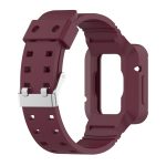 For Xiaomi Redmi Watch 2 Lite/Watch Lite 2/Watch Lite/Redmi Watch 2/Redmi Watch Silicone Integrated Watch Band(Wine Red) - Image 3