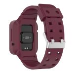 For Xiaomi Redmi Watch 2 Lite/Watch Lite 2/Watch Lite/Redmi Watch 2/Redmi Watch Silicone Integrated Watch Band(Wine Red) - Image 5