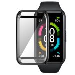 Για Huawei Band 7 Πλήρης κάλυψη ηλεκτρολυτική θήκη ρολογιού TPU (Μαύρη)