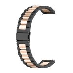 Για Huawei GT 3 Pro 46mm Μεταλλικό λουράκι από χάλυβα  (Μαύρο / ροζ  / χρυσό)