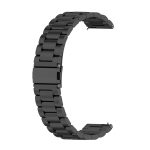 For Huawei GT 3 Pro 46mm Για Huawei Watch GT 5 46mm Three-bead Metal Steel Watch Band(Black)