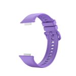 For Huawei Watch Fit 2 Solid Color Silicone Watch Band(Purple) - Image 2