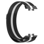 For Huawei Watch Fit 2 Milan Magnetic Stainless Steel Watch Band(Black White) - Image 4