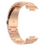For Huawei Watch Fit 2 Three-bead Metal Stainless Steel Watch Band(Rose Gold) - Image 4