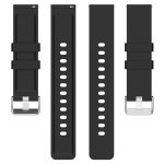 Για Amazfit Bip 3 λουράκι σιλικόνης 20 χιλιοστών Steps Style (Μαύρο) - Image 2