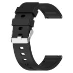 Για Amazfit Bip 3 λουράκι σιλικόνης 20 χιλιοστών Steps Style (Μαύρο) - Image 3