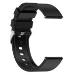 Για Amazfit Bip 3 λουράκι σιλικόνης 20 χιλιοστών Steps Style (Μαύρο) - Image 4