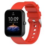 Για Amazfit Bip 3 λουράκι σιλικόνης 20 χιλιοστών Steps Style (κόκκινο)