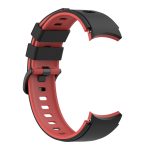 For Samsung Galaxy Watch5 Pro 45mm/5 44mm/5 40mm Two-color Silicone Strap Watch Band(Black Red) - Image 3