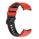 For Samsung Galaxy Watch5 Pro 45mm/5 44mm/5 40mm Two-color Silicone Strap Watch Band(Red Black) - Image 3