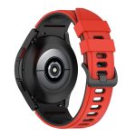 For Samsung Galaxy Watch5 Pro 45mm/5 44mm/5 40mm Two-color Silicone Strap Watch Band(Red Black) - Image 4