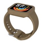 Για Xiaomi Redmi Watch 2 / Watch 2 Lite μονόχρωμο λουράκι ρολογιού (ανοιχτό καφέ)