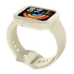 Για Xiaomi Redmi Watch 2 / Watch 2 Lite Solid Color Silicone Integrated Band (Λευκό ιβουάρ)
