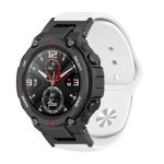 For Amazfit T-Rex / T-Rex Pro / Ares Silicone Reverse Buckle Watch Band(White) - Image 2