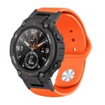 For Amazfit T-Rex / T-Rex Pro / Ares Silicone Reverse Buckle Watch Band(Orange) - Image 2