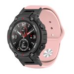 For Amazfit T-Rex / T-Rex Pro / Ares Silicone Reverse Buckle Watch Band(Pink) - Image 2