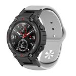 For Amazfit T-Rex / T-Rex Pro / Ares Silicone Reverse Buckle Watch Band(Grey) - Image 2