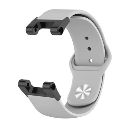 For Amazfit T-Rex / T-Rex Pro / Ares Silicone Reverse Buckle Watch Band(Grey)