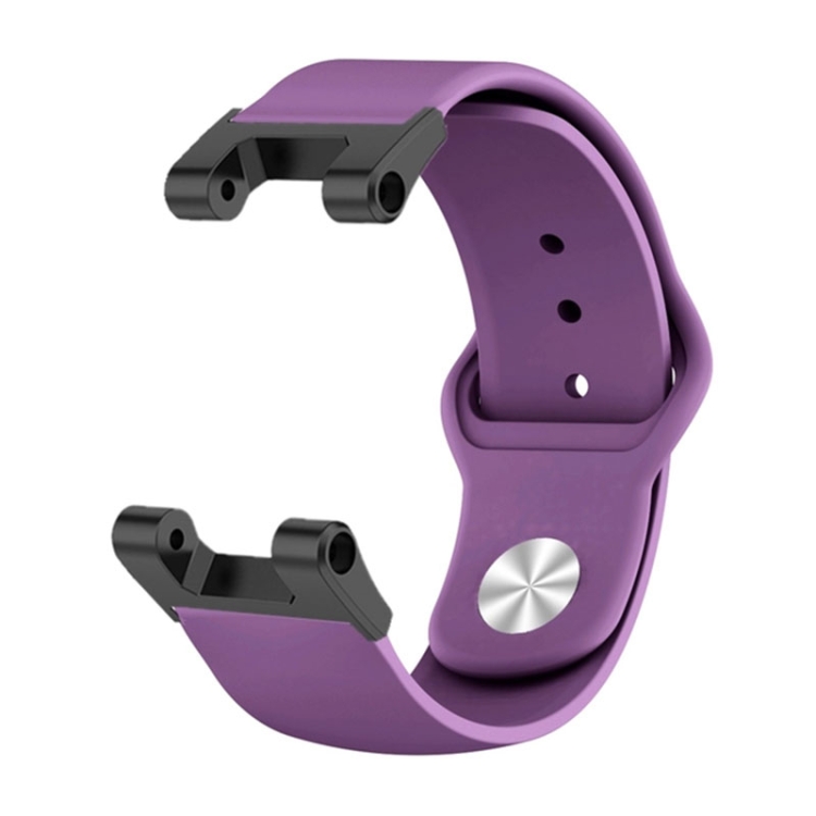 EDA003560201K_1 For Amazfit T-Rex / T-Rex Pro / Ares Silicone Reverse Buckle Watch Band(Purple) - Image 1