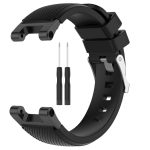 For Amazfit T-Rex / T-Rex Pro / Ares Twill Silicone Watch Band(Black) - Image 2