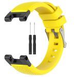 For Amazfit T-Rex / T-Rex Pro / Ares Twill Silicone Watch Band(Yellow) - Image 2