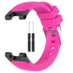 For Amazfit T-Rex / T-Rex Pro / Ares Twill Silicone Watch Band(Rose Red) - Image 2