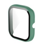 For Amazfit Bip U / Bip U Pro / Pop / Pop Pro PC + Tempered Glass Integrated Protective Watch Case(Pine Green) - Image 2