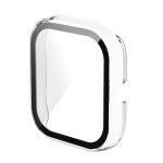 For Amazfit Bip U / Bip U Pro / Pop / Pop Pro PC + Tempered Glass Integrated Protective Watch Case(Transparent White) - Image 2