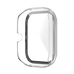 For Amazfit Bip U / Bip U Pro / Pop / Pop Pro PC + Tempered Glass Integrated Protective Watch Case(Transparent White) - Image 3