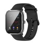 For Amazfit Bip U / Bip U Pro / Pop / Pop Pro PC + Tempered Glass Integrated Protective Watch Case(Transparent White) - Image 4