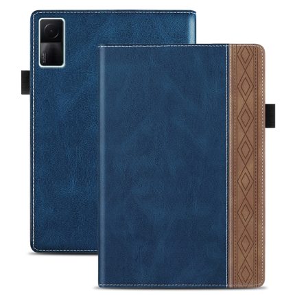 Για Xiaomi Redmi Pad 10.61 Splicing Series Tablet PC Δερμάτινη θήκη (Royal Blue)